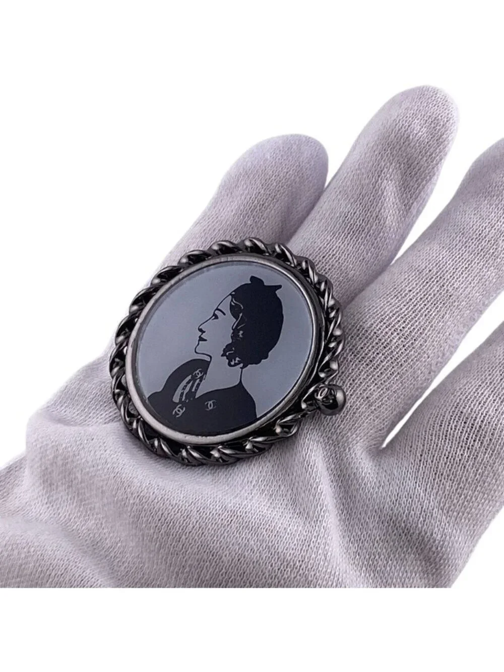 Chanel Mademoiselle Coco Mark Ring Brand Accessories Jewelry Fashion - Picture 6 of 9